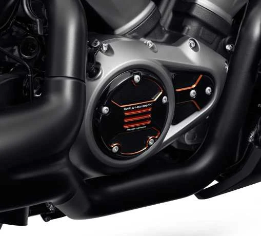 Harley Davidson Adversary Kupplungs-Medaillon Schwarz/orange 4 Harley Davidson Adversary Kupplungs-Medaillon Schwarz/orange – Bild 2