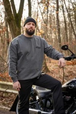 Thunderbike Sweater Vintage Biker Grau -Motorradzubehör 19 30 1193v 11