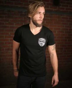 Thunderbike V-Neck T-Shirt New Custom Schwarz 10 Thunderbike V-Neck T-Shirt New Custom Schwarz -Motorradzubehör 19 31 1011a 3