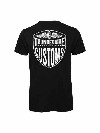 Thunderbike V-Neck T-Shirt New Custom Schwarz 4 Thunderbike V-Neck T-Shirt New Custom Schwarz – Bild 2