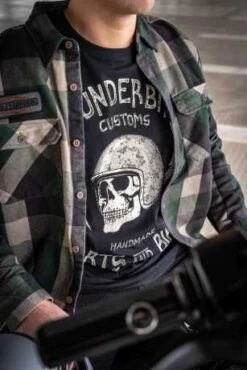 Thunderbike T-Shirt Helmet Skull Schwarz -Motorradzubehör 19 31 1301v 3