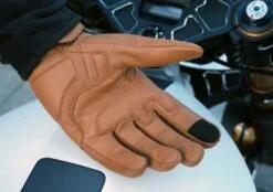 Thunderbike Motorcycle Handschuhe Cognac Braun -Motorradzubehör 19 70 130v 42