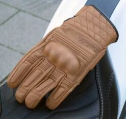 Thunderbike Motorcycle Handschuhe Cognac Braun