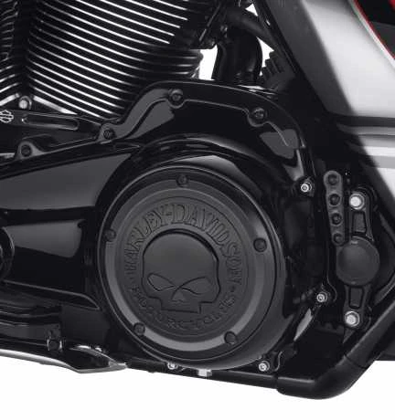Harley Davidson Willie G Skull Derby Deckel Schwarz 4 Harley Davidson Willie G Skull Derby Deckel Schwarz – Bild 2