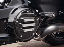 Harley Davidson Dominion Derby Deckel Schwarz -Motorradzubehör 25700825 2