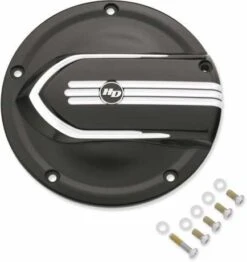 Harley Davidson Defiance Derby Deckel Schwarz Cut