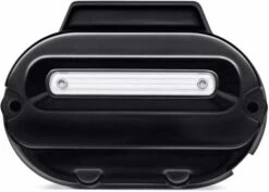 Harley Davidson Dominion Getriebe Side Cover Schwarz
