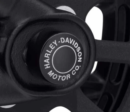 Harley Davidson H-D Motor Co. Achscover Hinten Schwarz 4 Harley Davidson H-D Motor Co. Achscover Hinten Schwarz – Bild 2