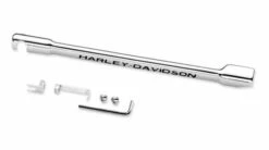 Harley Davidson Schaltgestängeabdeckung Harley-Davidson Schriftzug