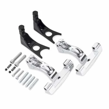 Harley Davidson Soziustrittbretthalter, Chrom 3 Harley Davidson Soziustrittbretthalter, Chrom