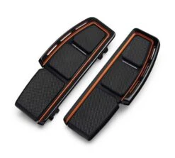 Harley Davidson Adversary Fahrertrittbretter Schwarz/orange
