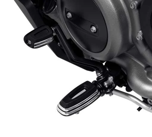 Harley Davidson Empire Fahrer Fußrasten Schwarz Cut 4 Harley Davidson Empire Fahrer Fußrasten Schwarz Cut – Bild 2