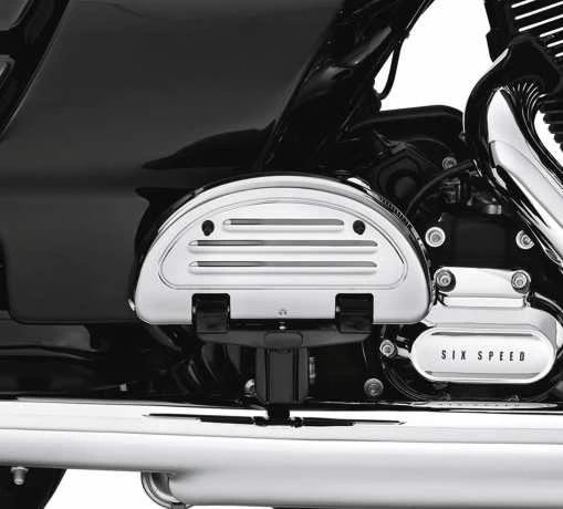 Harley Davidson Half-Moon Sozius Trittbrettwannen Chrom 4 Harley Davidson Half-Moon Sozius Trittbrettwannen Chrom – Bild 2