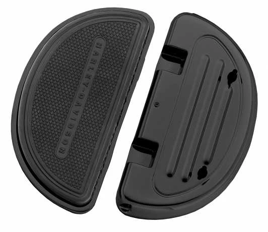 Harley Davidson Half-Moon Sozius Trittbrettwannen Schwarz 3 Harley Davidson Half-Moon Sozius Trittbrettwannen Schwarz