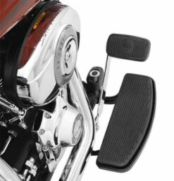 Harley Davidson Fahrer-Trittbrettwannen Traditionelle Form, Schwarz -Motorradzubehör 51322 08 2