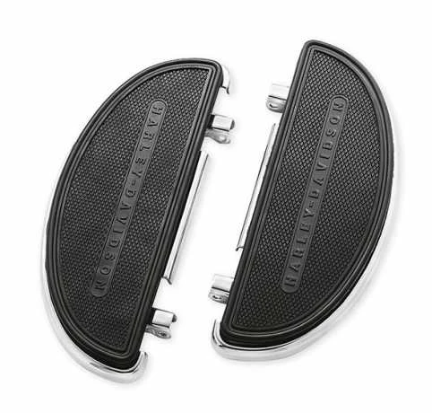 Harley Davidson Half-Moon Fahrer Trittbretter VA Poliert 3 Harley Davidson Half-Moon Fahrer Trittbretter VA Poliert