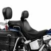 Harley Davidson Signature Sitz 16" Mit Fahrerrückenlehne FLSTC Stil Mit Nieten -Motorradzubehör 51922 09 harley1