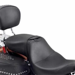 Harley Davidson Signature Sitz Mit Fahrerrückenlehne 16" Glatt -Motorradzubehör 51998 08 large 2