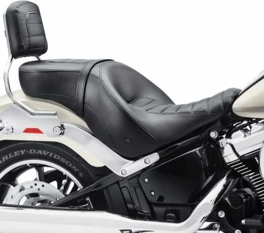 Harley Davidson Sundowner Sitz 15" Vinyl Schwarz 4 Harley Davidson Sundowner Sitz 15" Vinyl Schwarz – Bild 2