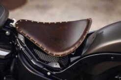 Harley Davidson Bobber Solo Sattel Leder Braun -Motorradzubehör 52000381 3