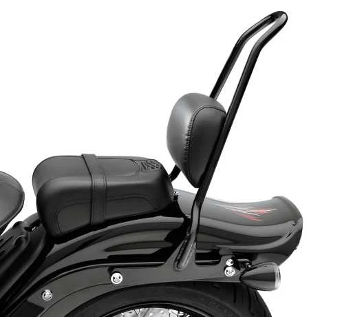 Harley Davidson Einteiliger Abnehmbarer Hoher Sissy Bar Bügel Schwarz 4 Harley Davidson Einteiliger Abnehmbarer Hoher Sissy Bar Bügel Schwarz – Bild 2