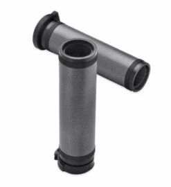 Harley Davidson Lenkergriffe Diamond Black 7/8" Für Lenkerendenspiegel