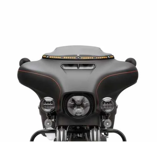 Harley Davidson Beleuchtete Windschutzscheibenverkleidung Schwarz 5 Harley Davidson Beleuchtete Windschutzscheibenverkleidung Schwarz – Bild 3