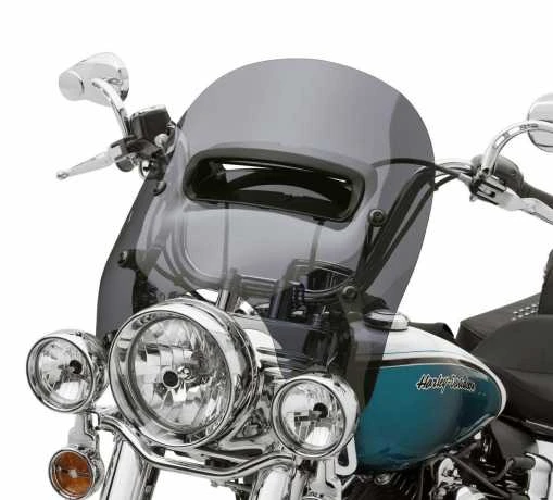 Harley Davidson Belüftete Windsplitter Windschutzscheibe 16" Dunkel Getönt 4 Harley Davidson Belüftete Windsplitter Windschutzscheibe 16" Dunkel Getönt – Bild 2