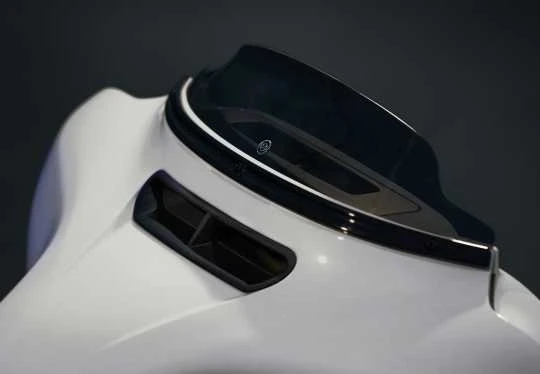 Harley Davidson Wind Splitter Windschutzscheibe 4.5" Dunkel Getönt 7 Harley Davidson Wind Splitter Windschutzscheibe 4.5" Dunkel Getönt – Bild 5