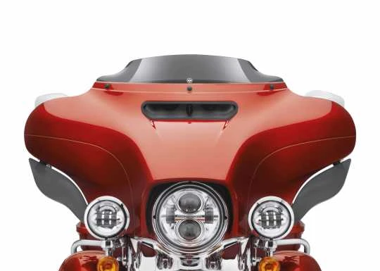 Harley Davidson Wind Splitter Windschutzscheibe 4.5" Dunkel Getönt 4 Harley Davidson Wind Splitter Windschutzscheibe 4.5" Dunkel Getönt – Bild 2