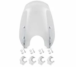 Harley Davidson Wind Splitter Quick-Release Windschild 19" Leicht Getönt & Poliert