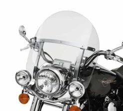 Harley Davidson Abnehmbare Windschutzscheibe 16" Leicht Getönt