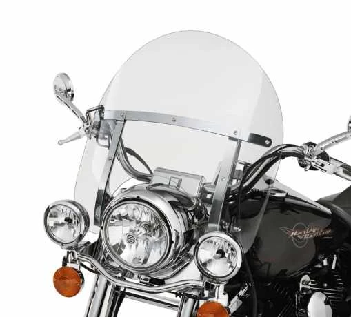 Harley Davidson Abnehmbare Windschutzscheibe 16" Leicht Getönt 3 Harley Davidson Abnehmbare Windschutzscheibe 16" Leicht Getönt