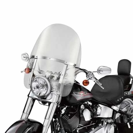 Harley Davidson Abnehmbare King-Size Windschutzscheibe 21" Klar & Polierten Streben 4 Harley Davidson Abnehmbare King-Size Windschutzscheibe 21" Klar & Polierten Streben – Bild 2