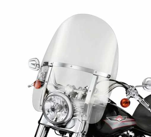 Harley Davidson Abnehmbare King-Size Windschutzscheibe 21" Klar & Polierten Streben 3 Harley Davidson Abnehmbare King-Size Windschutzscheibe 21" Klar & Polierten Streben