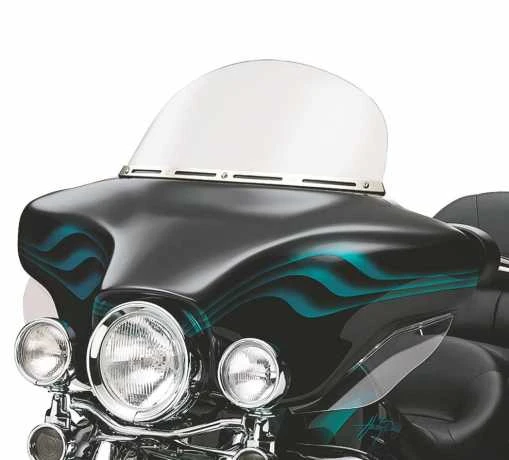 Harley Davidson Windschutzscheibe 10" Klar 4 Harley Davidson Windschutzscheibe 10" Klar – Bild 2