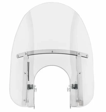Harley Davidson Abnehmbare Kompakt-Windschutzscheibe 18" Klar & Polierten Streben 3 Harley Davidson Abnehmbare Kompakt-Windschutzscheibe 18" Klar & Polierten Streben