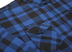 West Coast Choppers La Bomba Herringbone Flannel Hemd Blau/schwarz -Motorradzubehör 588633v 31
