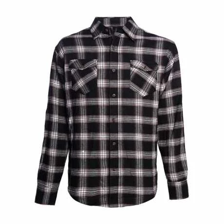 West Coast Choppers Cisco Flannel Shirt Weiß/schwarz/braun 4 West Coast Choppers Cisco Flannel Shirt Weiß/schwarz/braun – Bild 2