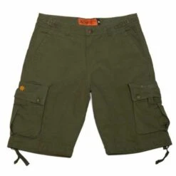 West Coast Choppers Caine Ripstop Cargo Shorts Oliv Grün