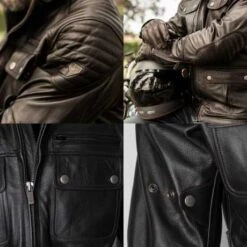 By City Legend III Lederjacke Braun -Motorradzubehör 590476v 3