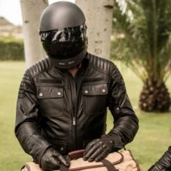 By City Legend III Lederjacke Braun -Motorradzubehör 590476v 5