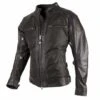 By City Sahara Leder & Mesh Jacke Braun