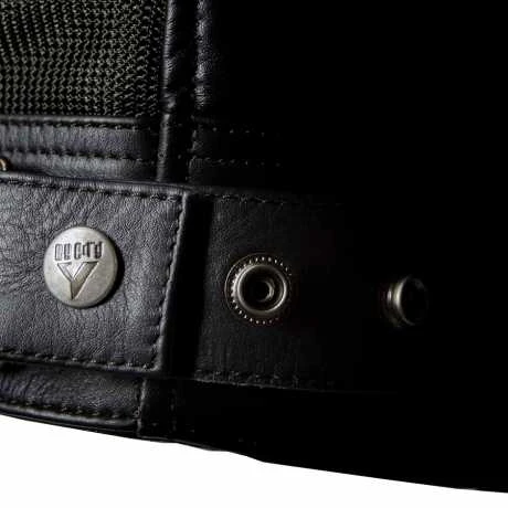 By City Sahara Leder & Mesh Jacke Schwarz 5 By City Sahara Leder & Mesh Jacke Schwarz – Bild 3