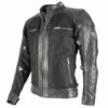 By City Sahara Leder & Mesh Jacke Schwarz