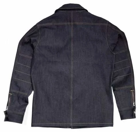 BSMC Resistant Overshirt Indigo Denim 4 BSMC Resistant Overshirt Indigo Denim – Bild 2