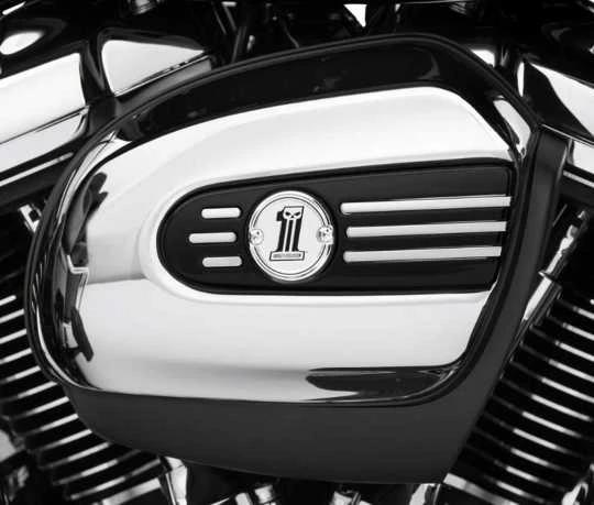 Harley Davidson Number One Skull Luftfilter-Zierblende 4 Harley Davidson Number One Skull Luftfilter-Zierblende – Bild 2