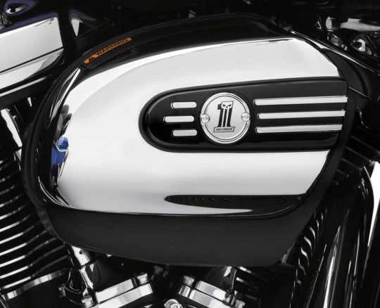 Harley Davidson Number One Skull Luftfilter-Zierblende 5 Harley Davidson Number One Skull Luftfilter-Zierblende – Bild 3