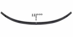 Harley Davidson Windschutzscheibenleiste Grooved Schwarz