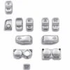 Harley Davidson Schalterkappen Kit Chrom